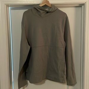 XXL JCrew scba collar with a hood fleece.